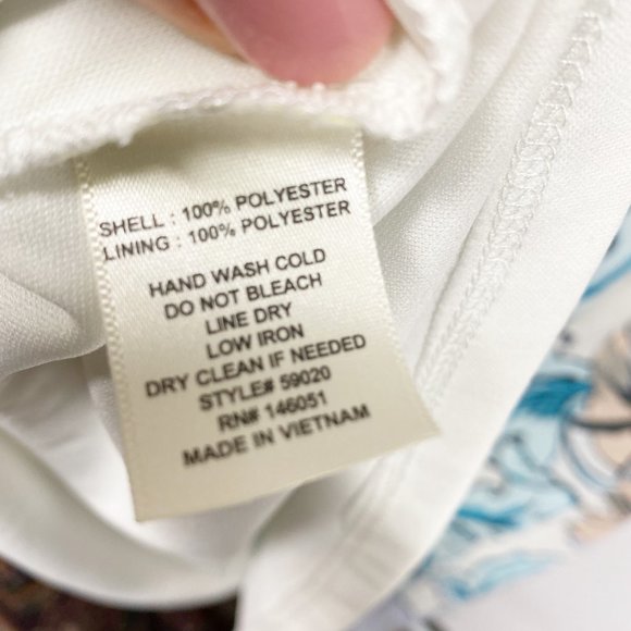 Monteau Floral One Shoulder Ruffle Dress M - Picture 4 of 8